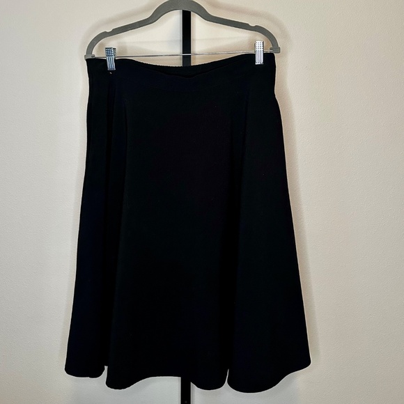 Modcloth Classic Black A-Line Skirt - Picture 1 of 10